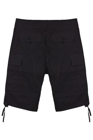 Black cotton cargo Bermuda shorts OAMC PEACEMAKER | PCM3OR12ACO015099BLACK